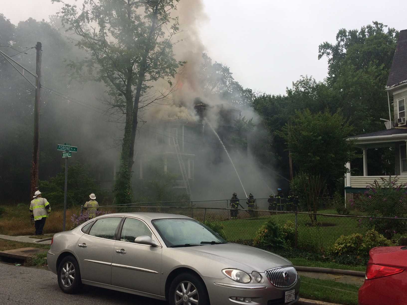 Crews Battle 2-alarm Fire At Vacant Home In Baltimore