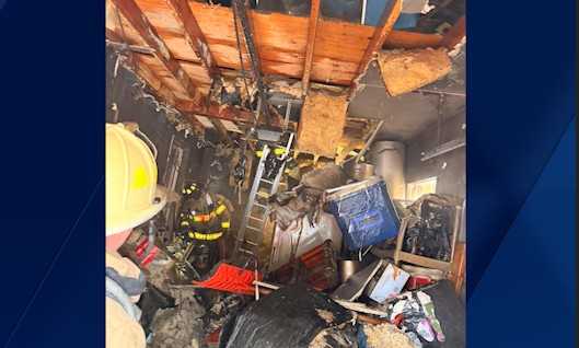 wtae.com - Caitlyn Scott - South Park Twp. home catches fire | Photos show extensive damage