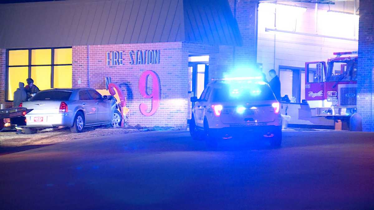 Car Crashes Into Birmingham Fire Station