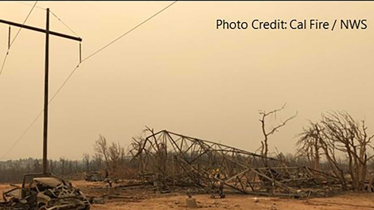 NWS: Redding fire whirl reached EF-3 tornado wind speeds