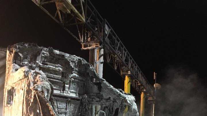Crews clear tractor-trailer fire at Carlisle truck stop