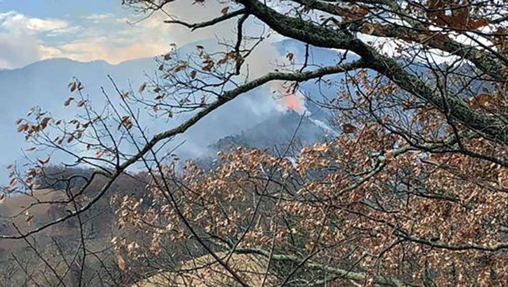 Cold Mountain Fire claims 200+ acres in Haywood County, North Carolina