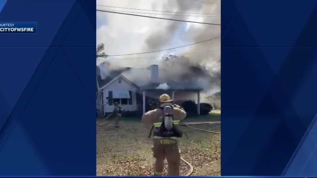 WinstonSalem house fire leaves four people displaced