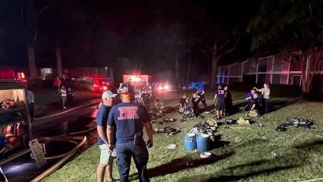 SC: Multiple units destroyed, damaged in apartment fire