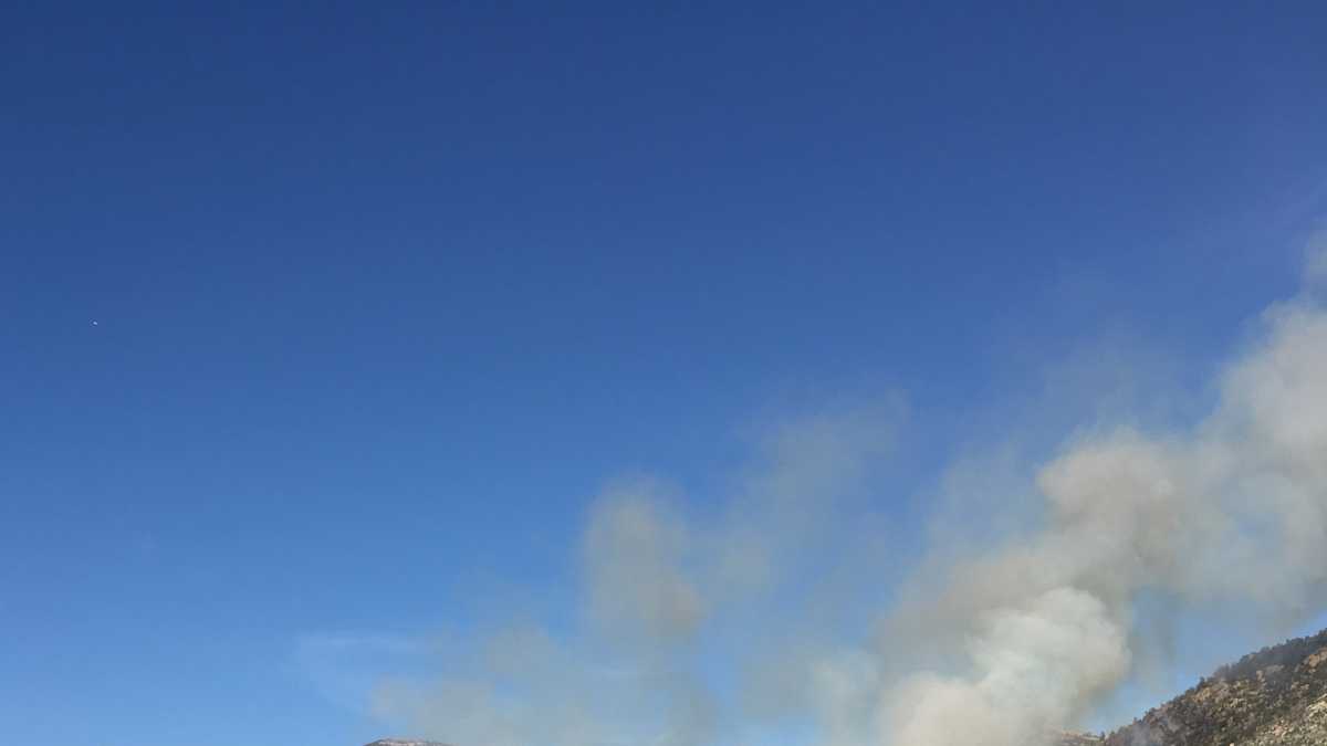 Fire burning in Albuquerque foothills