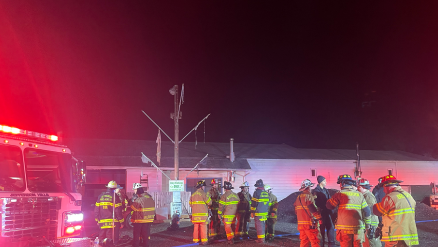 Multiple fire officials on scene after flames break out in Jefferson Hills
