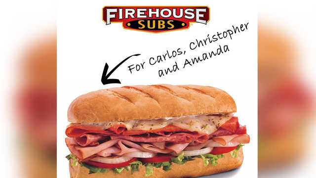 Firehouse Subs Giving Away Free Subs Thursday To Anyone Named