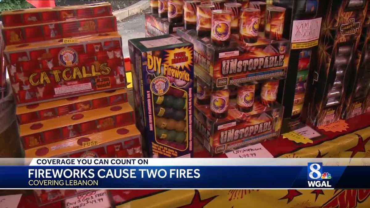 Fireworks have already caused fires in Lebanon, firefighters say