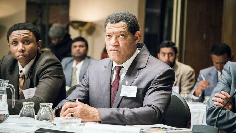 Laurence Fishburne plays South African leader Nelson Mandela in BET's "Madiba."