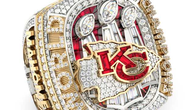 Take a look at the Kansas City Chiefs' Super Bowl rings