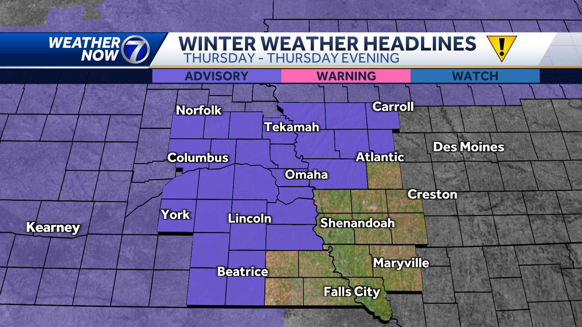 Omaha Forecast: Freezing Rain Brings Icy, Slick Conditions