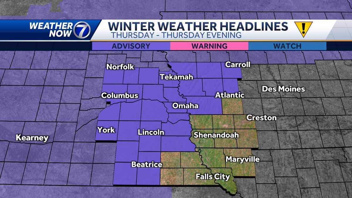 Omaha forecast Freezing rain brings icy, slick conditions