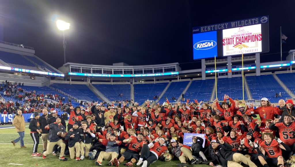 Bullitt East football beats Male to win its first state title