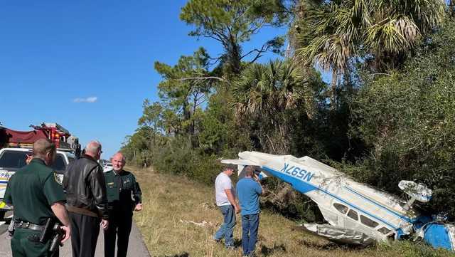 Flagler County plane crash: Two people aboard small plane that crashed on I-95 - Vimarsana News