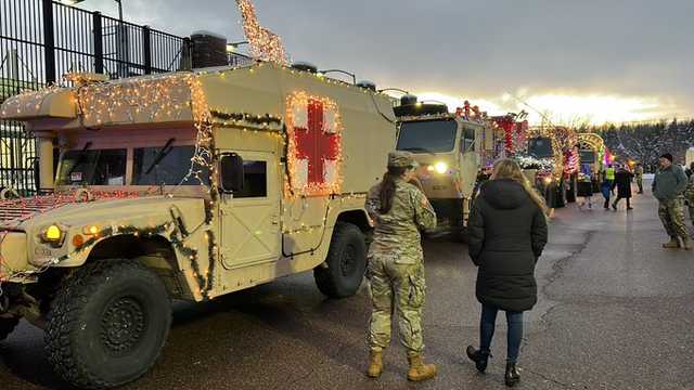 "Operation Santa's Convoy" brings Santa, decorated National Guard vehicles to Vermont neighborhoods - Vimarsana News