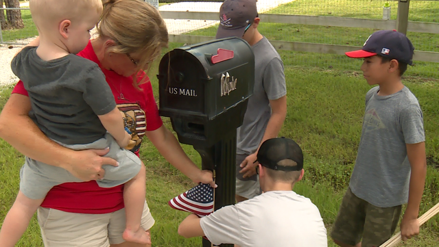 Florida family placing American flags around the Acreage for Fourth of July - Vimarsana News