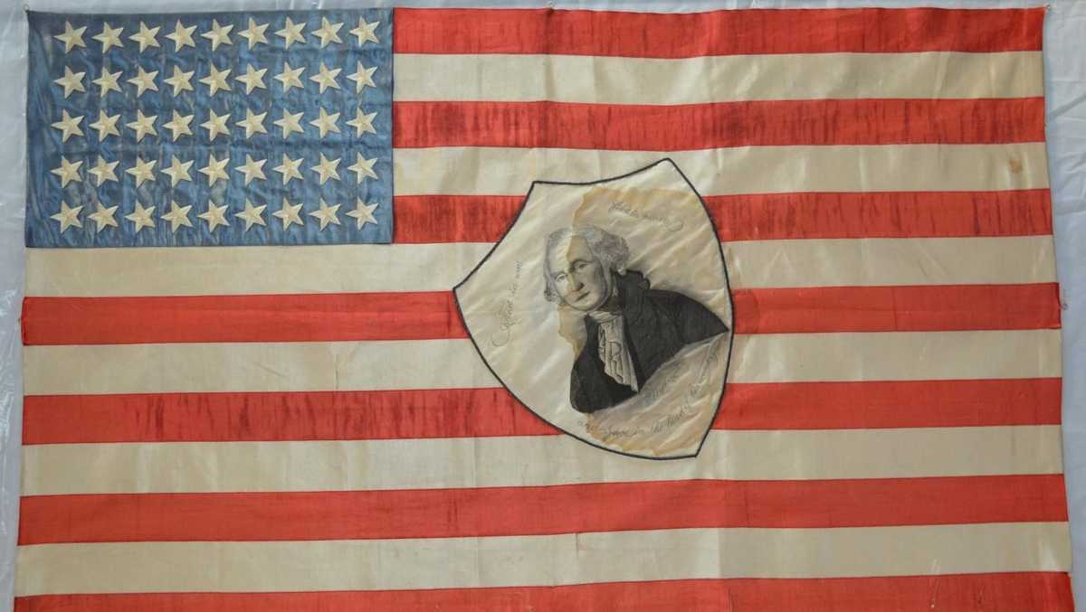 Museum hopes to raise money to restore damaged flag made in 1903