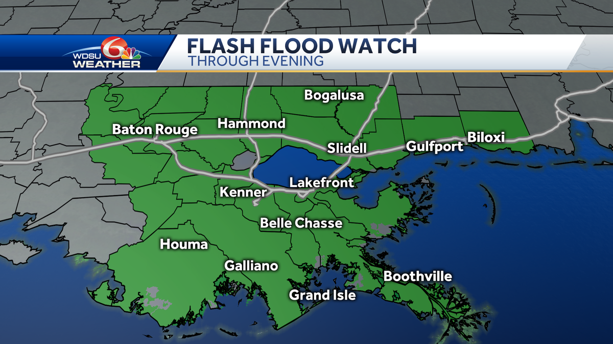 Flash Flood Watch, watching the tropics