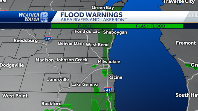 Are You Prepared? Milwaukee County Flood Warnings Issued - k7alwdk