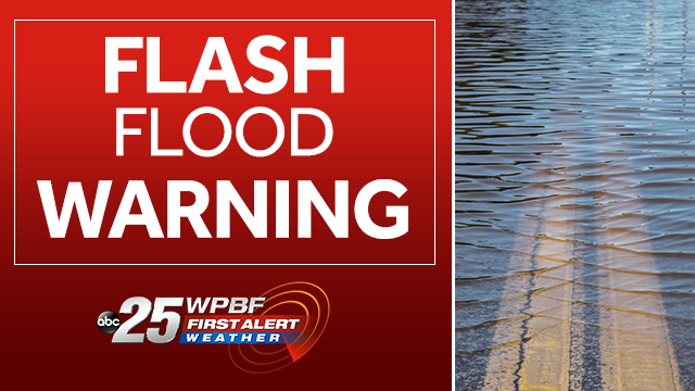 Flash Flood Warning issued for parts of Palm Beach County