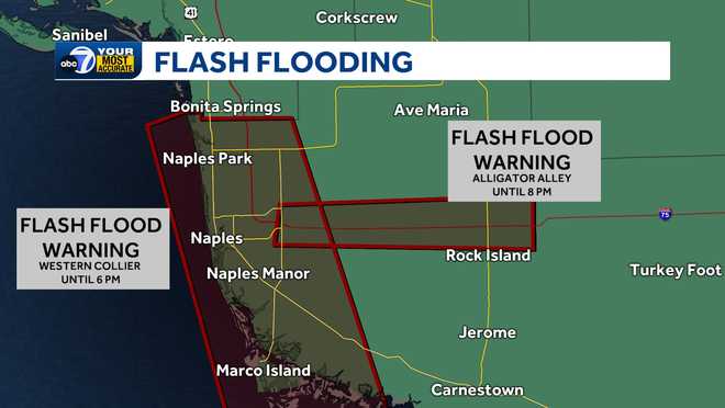 flash flood warnings in collier county