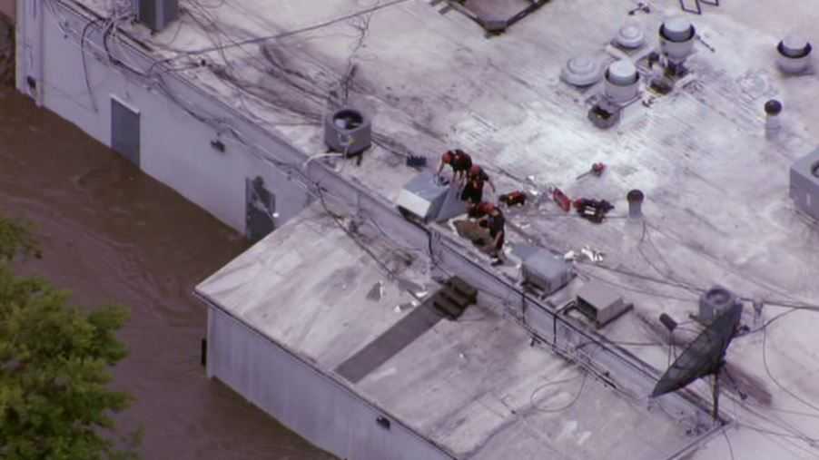 Images of flash flooding in Kansas City