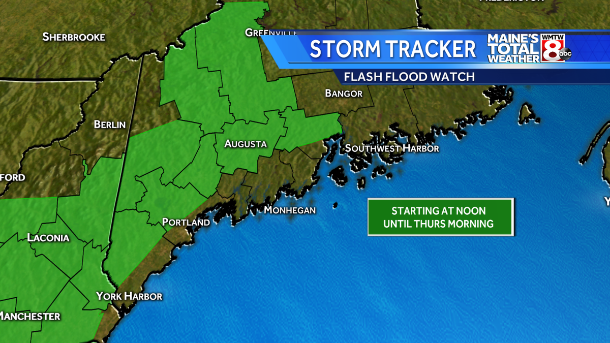 Total Weather Alert: Flash flood watch issued, more severe storms Wednesday