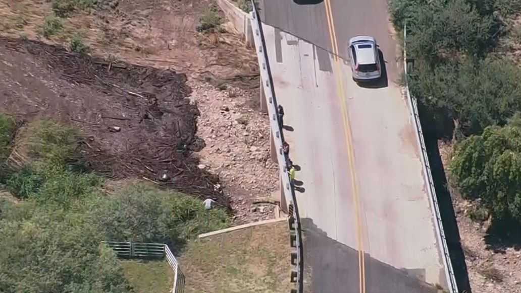 Arizona monsoons cause rushing mudslide