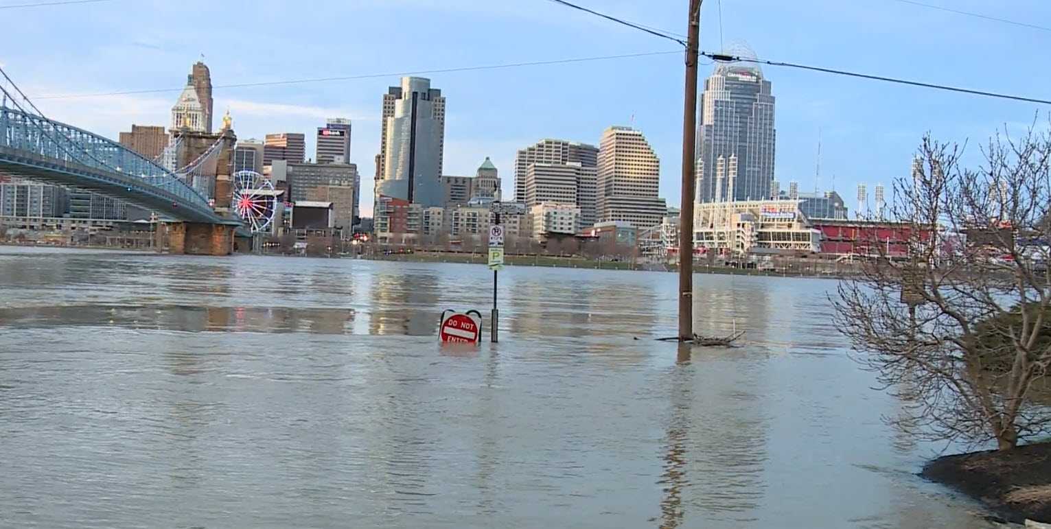 Ohio River Drops Below Flood Stage As Water Slowly Recedes   Flood Ohio 1581937837 