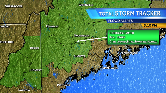 Flood warnings issued for Maine rivers