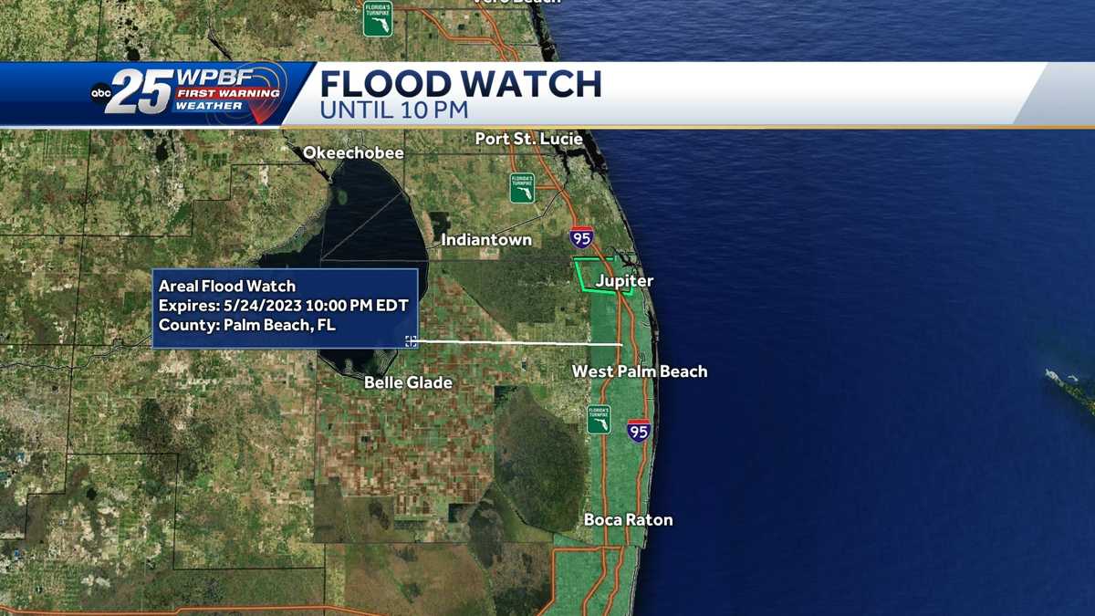 Severe weather moving across South Florida