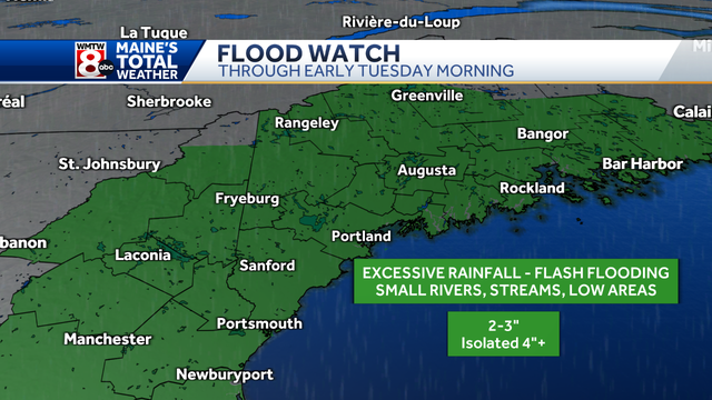Torrential rain hits Maine tonight and could cause flash flooding - Vimarsana News