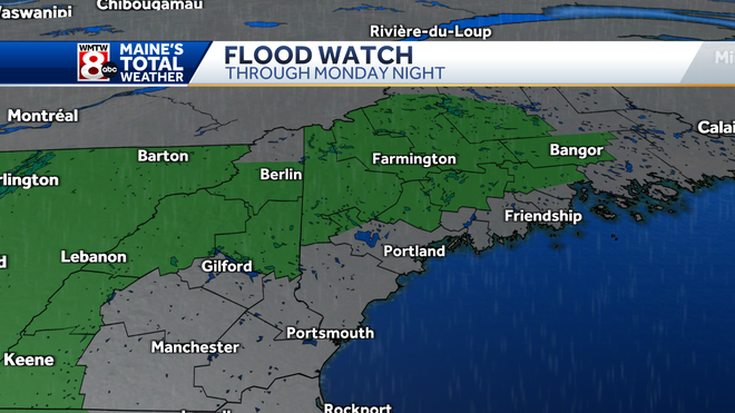 High winds and heavy rain will impact the start of the week