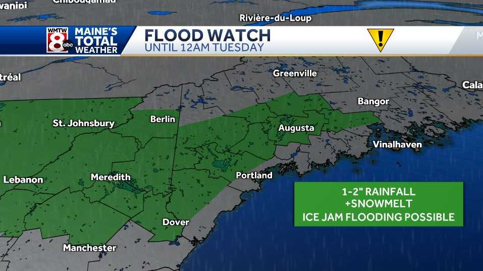 Flood Watch issued as heavy rain moves in