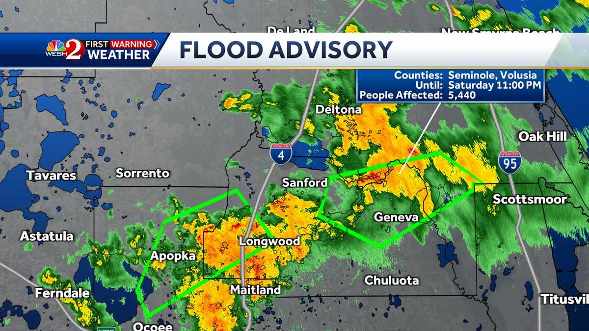 Flood advisories issued for some Central Florida counties expire