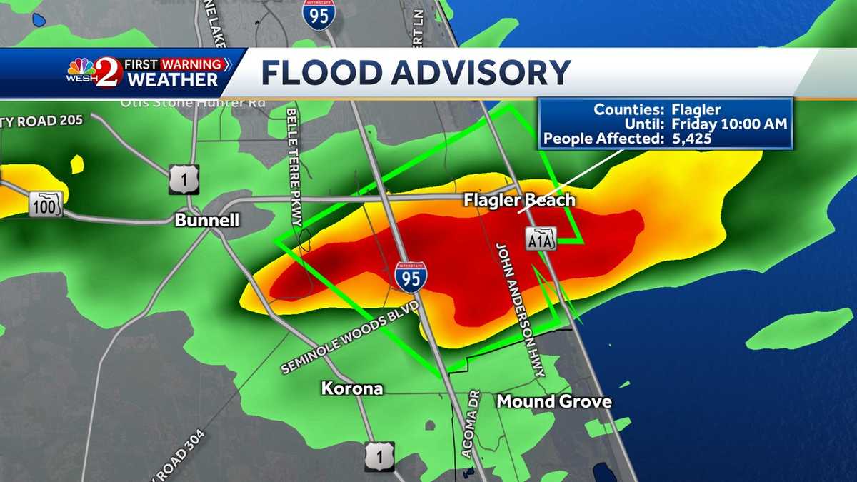 Flood advisory issued