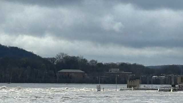 High river levels, scattered rain Thursday