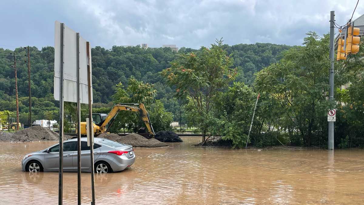 Flash flooding in western Pennsylvania