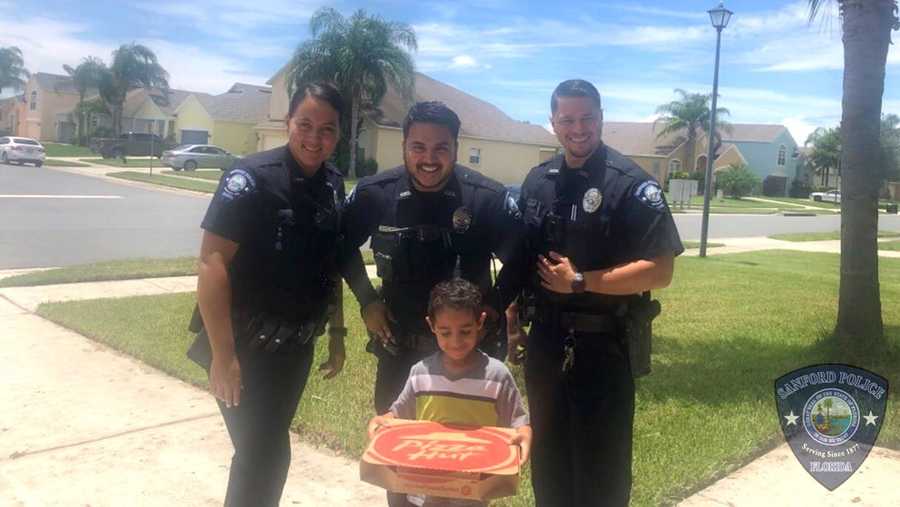 A Florida boy called 911 for a pizza and learned a little about civic duty.