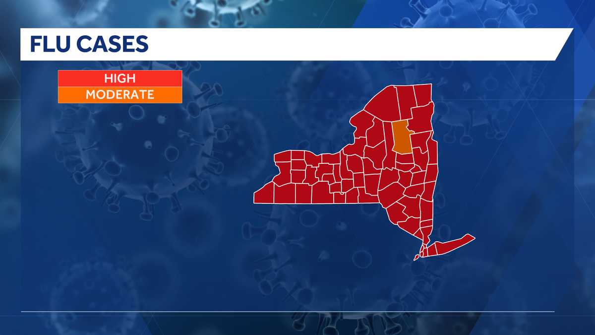 New York sees highest number of flu cases reported in a single week
