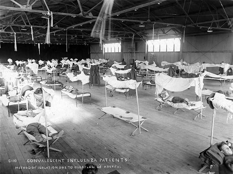 Arkansas history during the Spanish flu of 1918, 1919 and 1920