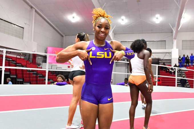 LSU track star Alia Armstrong named Louisianas top female amateur athlete image