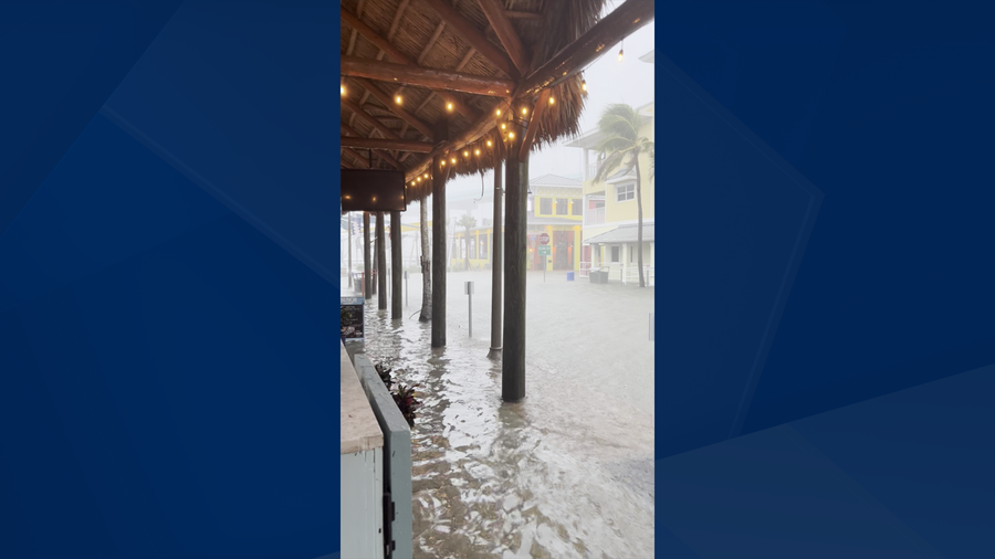 Fort Myers Beach flooded streets