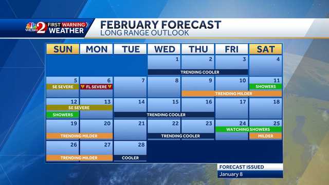 Orlando February long-range forecast - Vimarsana News