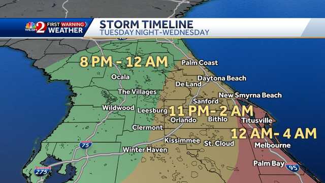 Central Florida severe weather: Strong winds, heavy rain to hammer area - Vimarsana News