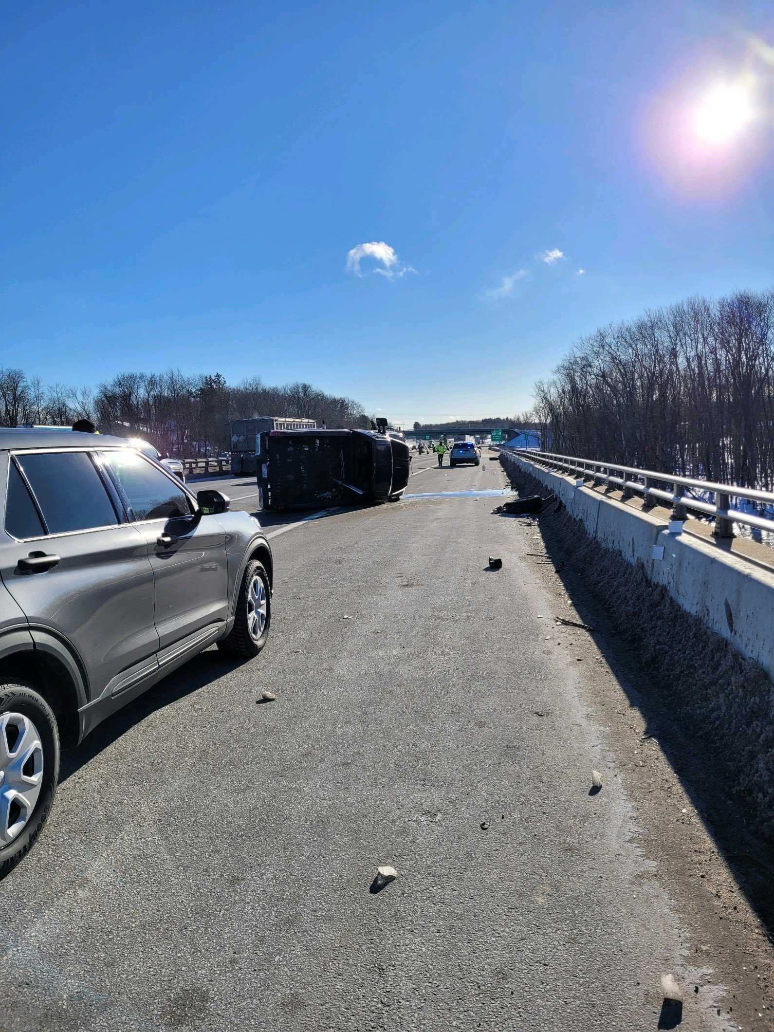 Massachusetts Man In Serious Condition After Rollover Crash