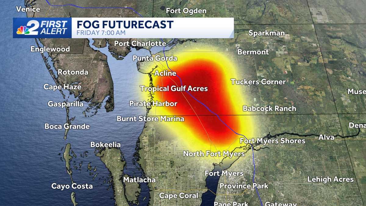 Fog possible on Friday morning