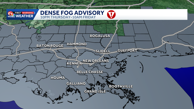 ﻿dense ﻿fog advisory