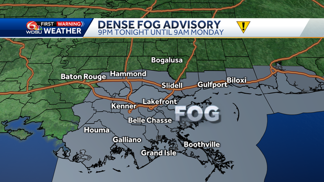 dense fog advisory