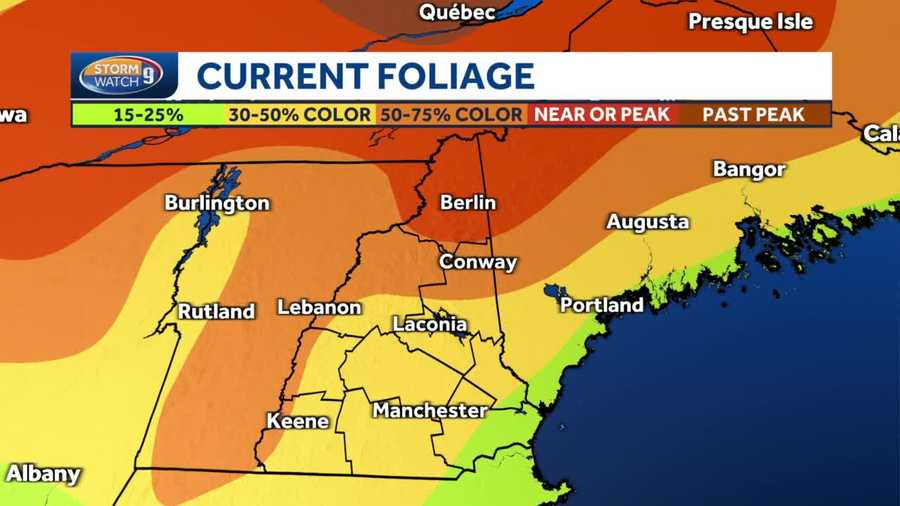 New England foliage this weekend? Head to northern New Hampshire